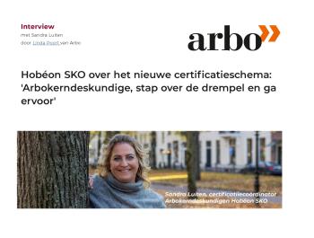 Sandra Luiten interview Arbo